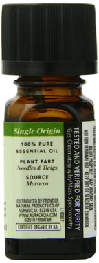 Aura Cacia Organic Cypress Essential Oil | GC/MS Tested for Purity | 7.4ml (0.25 fl. oz.)