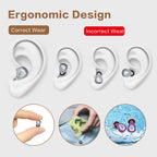 Ear Plugs for Sleeping Noise Cancelling Swimming Concerts Loud Music, Reusable Soft Silicone Ear Plugs for Kids and Adults 6 Tip