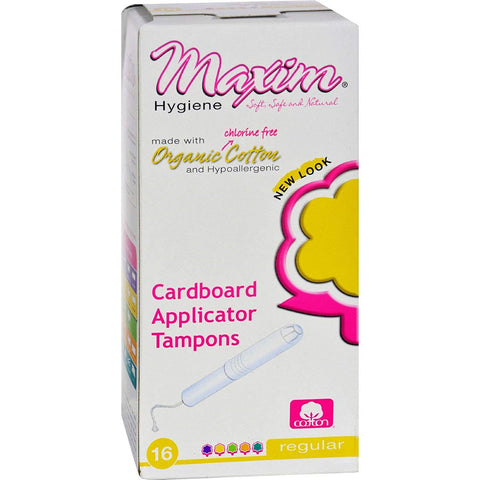 Maxim Hygiene Products Tampon W/Appl Reg 16 Ct