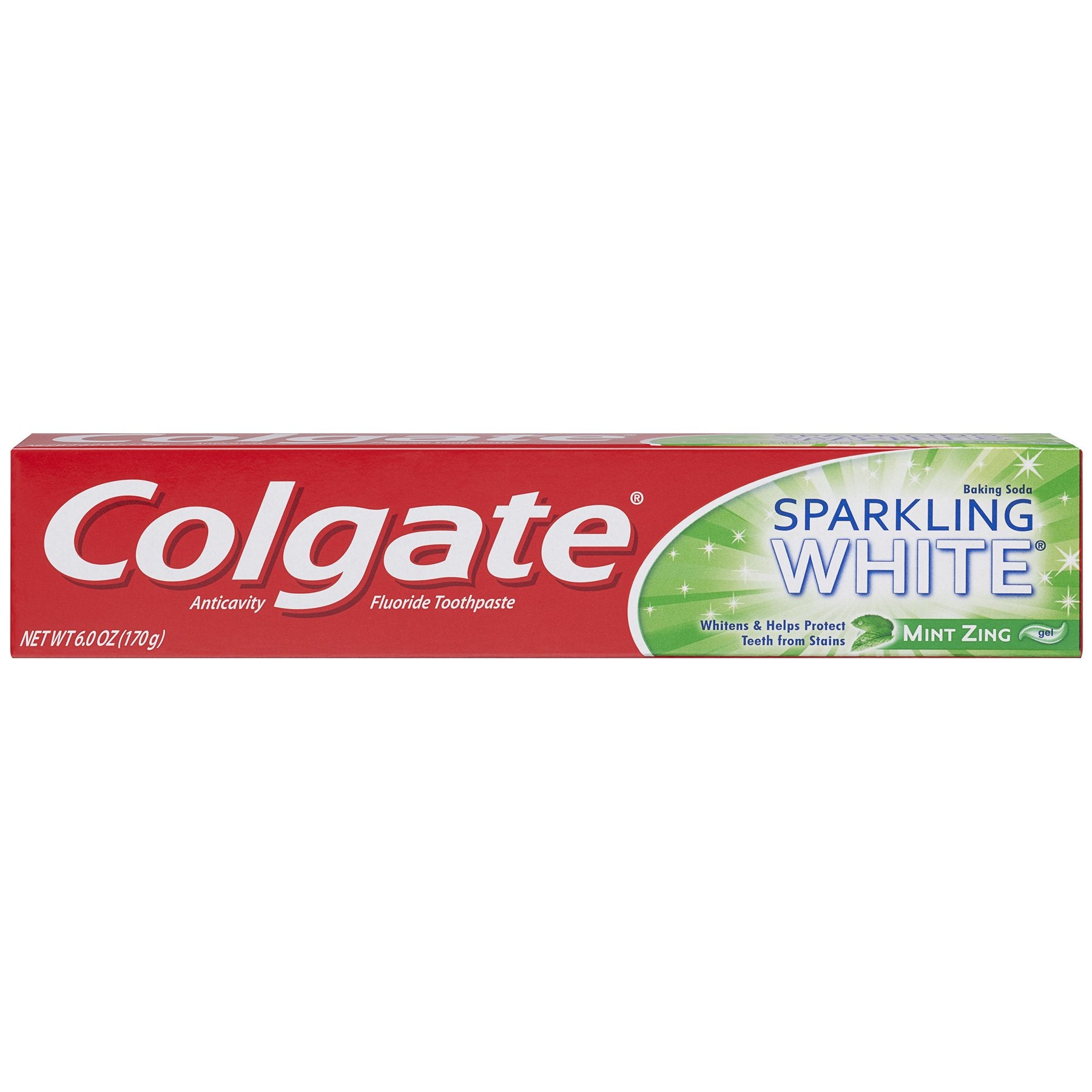 Colgate Sparkling White Whitening Toothpaste, Mint - 6 Ounce