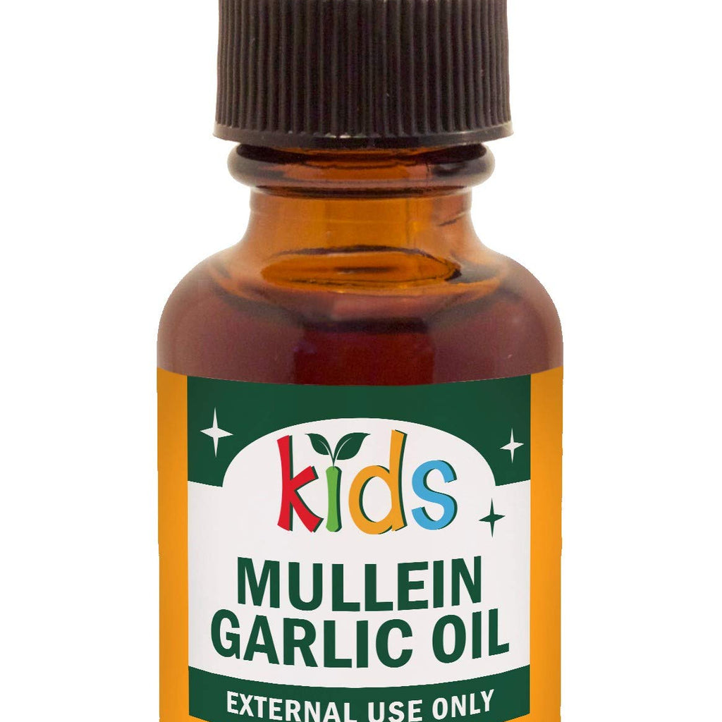 Herb Pharm Kids Mullein and Garlic Oil, 1 Fl Oz, Calendula, Garlic, Mullein, St. John's Wort, Olive Oil