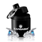Eargasm Smaller Ears Earplugs - Blue High Fidelity Filtered Noise Reducing Reusable Ear-Plugs for Kids, Women, Men - Hearing Pro