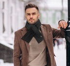 Thermrup Far Infrared Heated Scarf with 3-stage temperature setting, black