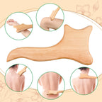 Nuanchu Maderoterapia kit Wooden Massage Tool Wooden Lymphatic Drainage Tool Lymphatic Drainage Tool Lymphatic Drainage Body Too