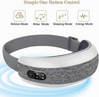 Fronnor Eye Massager with Heat for Relief,Heated Eye Mask with Music Eye Care Device for Eye Strain,Great Gift Idea