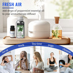 HIQILI 16 Fl Oz Peppermint Oil for Homemade Spray, Diffuser, Aluminum Bottle, 100% Pure Natural