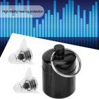 Sonew Ear Plugs Noise Reduction, High Fidelity 27dB Anti-Noise Earplugs Concert Music Festival Hearing (Ear Plugs +Box) (Black)