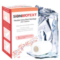 Sion Biotext Flexible Unna Boot Fabric Bandages with Zinc and Calamine, First Aid Kit Emergency Supplies, Ankle Brace Compressio