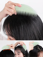 LEOSENSE Scalp Massage Comb, Scalp Massager for Hair Growth, Head Scratcher for Itchy Scalp, Natural Gua Sha Jade Stone, Acupres