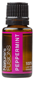 Natures Fusions Peppermint (Supreme), 100% Pure and Natural Essential Oils, Undiluted, Therapeutic Grade for Aromatherapy and T