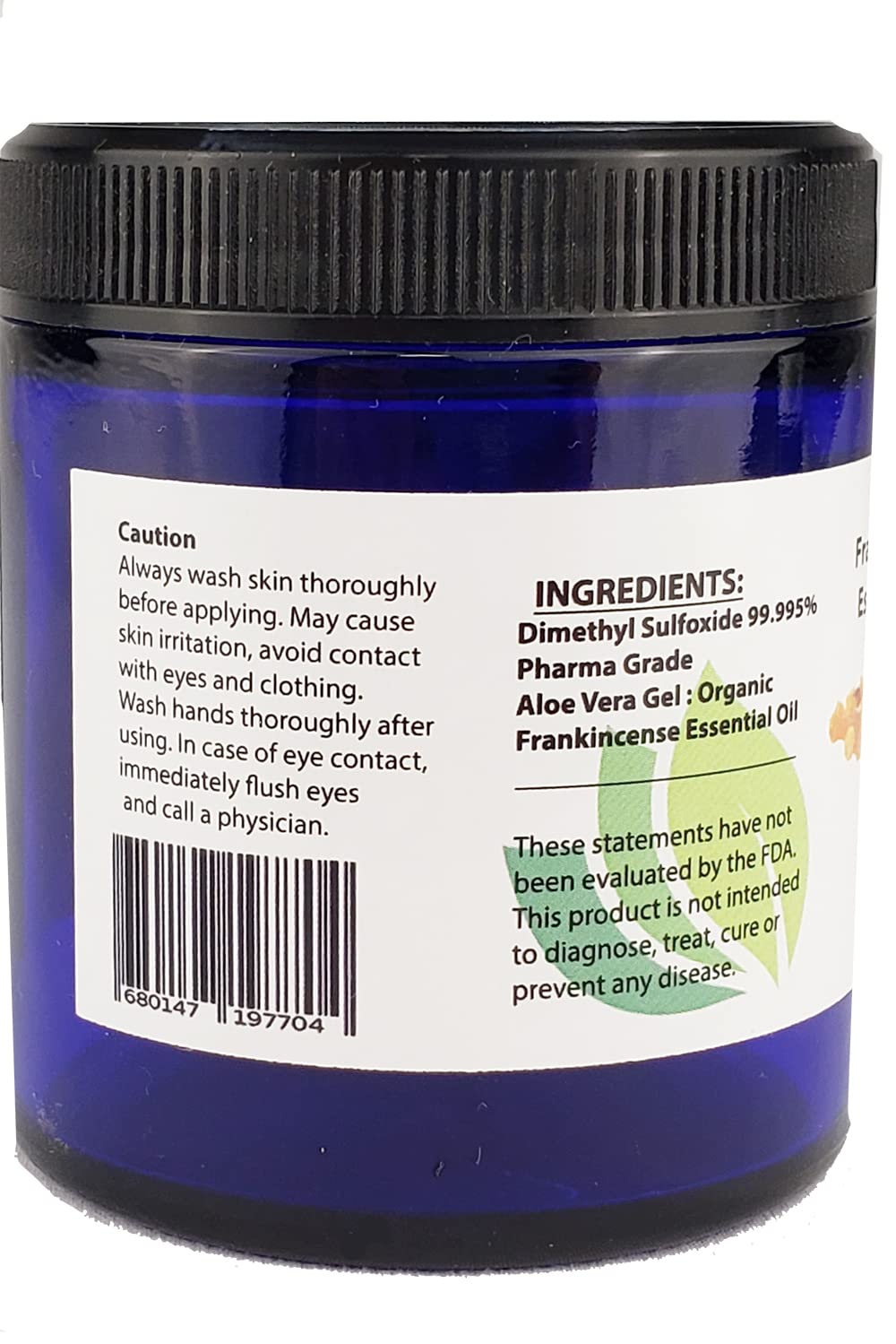 DMSO Gel Infused w/Frankincense Essential Oil.
