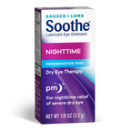 Bausch + Lomb Soothe Lubricant Nighttime Dry Eye Ointment, 0.12 Ounce (Pack of 1)