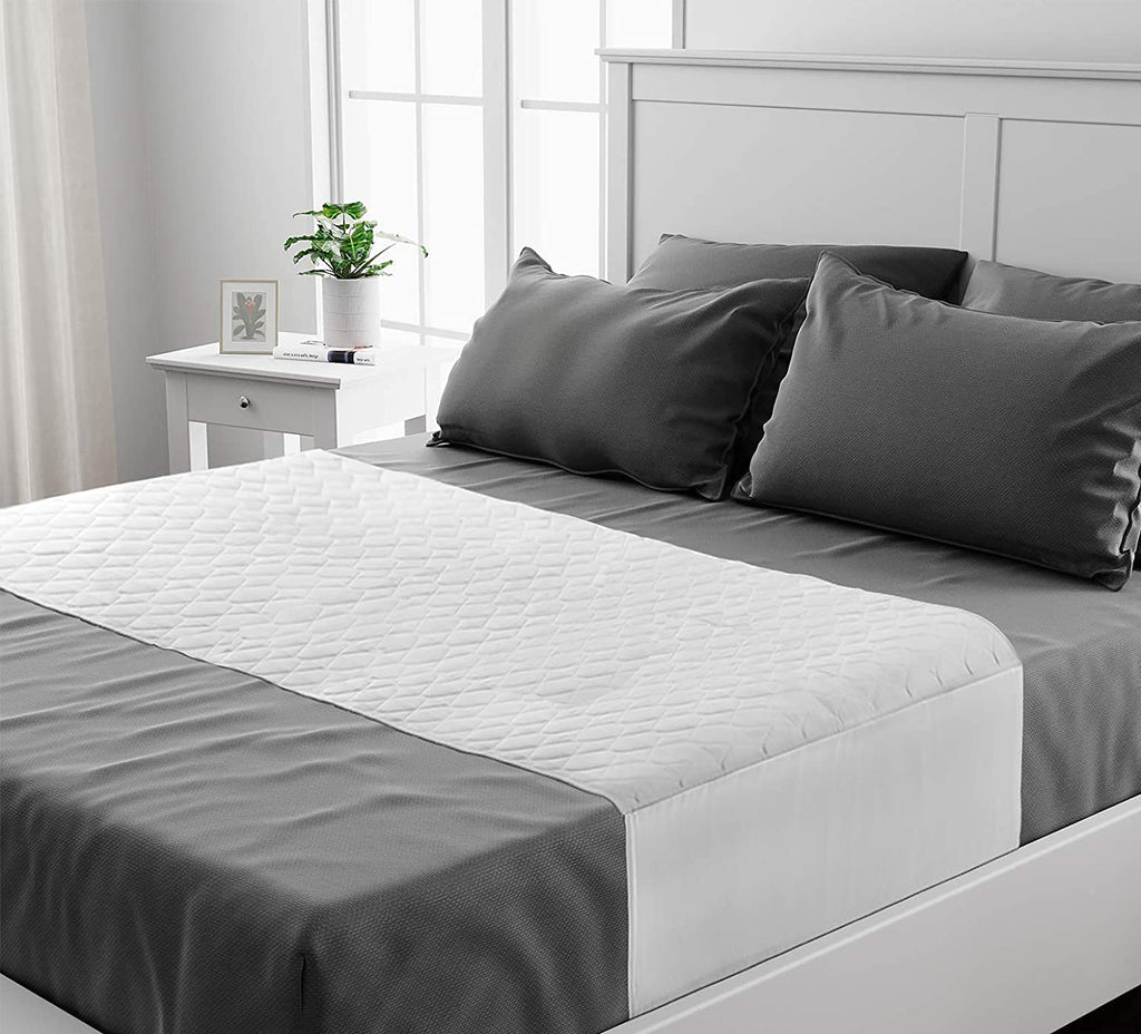 Lynmark Washable Bed Pads 36x60 Underpad with Extra Long Tucks and Heavy Absorbency, Reusable Cotton Enhanced Waterproof Mattres