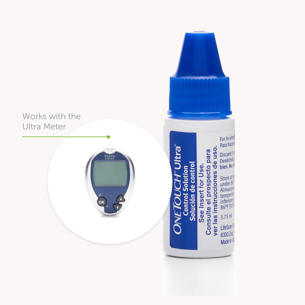 OneTouch Ultra Control Solution for Blood Glucose Meters, Test Strips - 0.126 Fl Oz