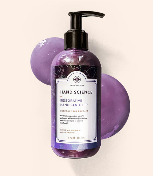 DERMAGLOVE HAND SCIENCE - Moisturizing Gel Sanitizer That Sanitizes and Protects Skin - Formulated With Vitamins A, C & E- Natur