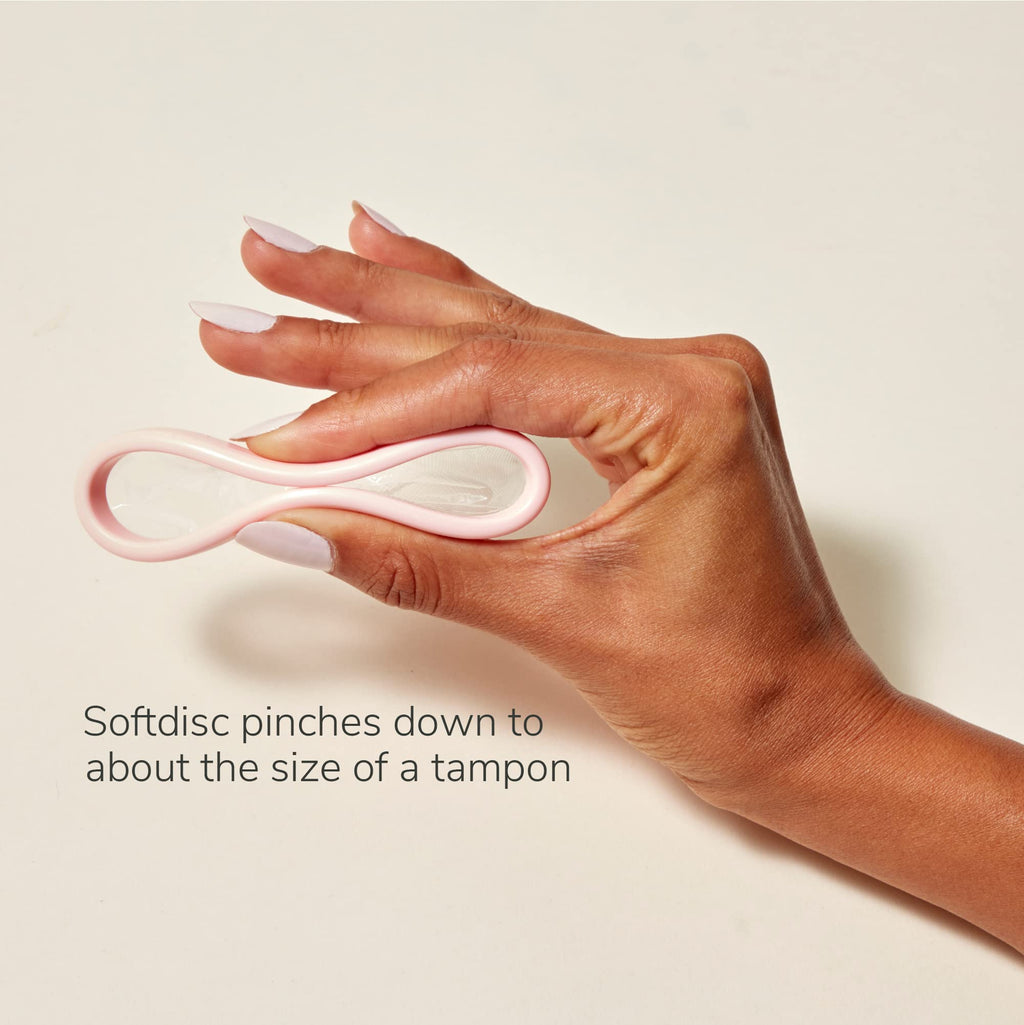 Softdisc Menstrual Discs | Disposable Period Discs | Tampon, Pad, and Cup Alternative | Capacity of 3 Super Tampons | HSA or FSA