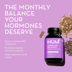 HUM Hormone Balance - Supplement for Womens Health - Support for Cramps, Cravings, Irritability & Hormonal Balance - Chasteberr