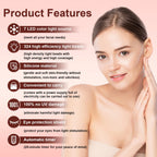 MLriyl Red Light Therapy for Face,7-Mode Face Mask Led Light Therapy.Red Light for Face, 850nm Near Infrared Conducted FSA Red L