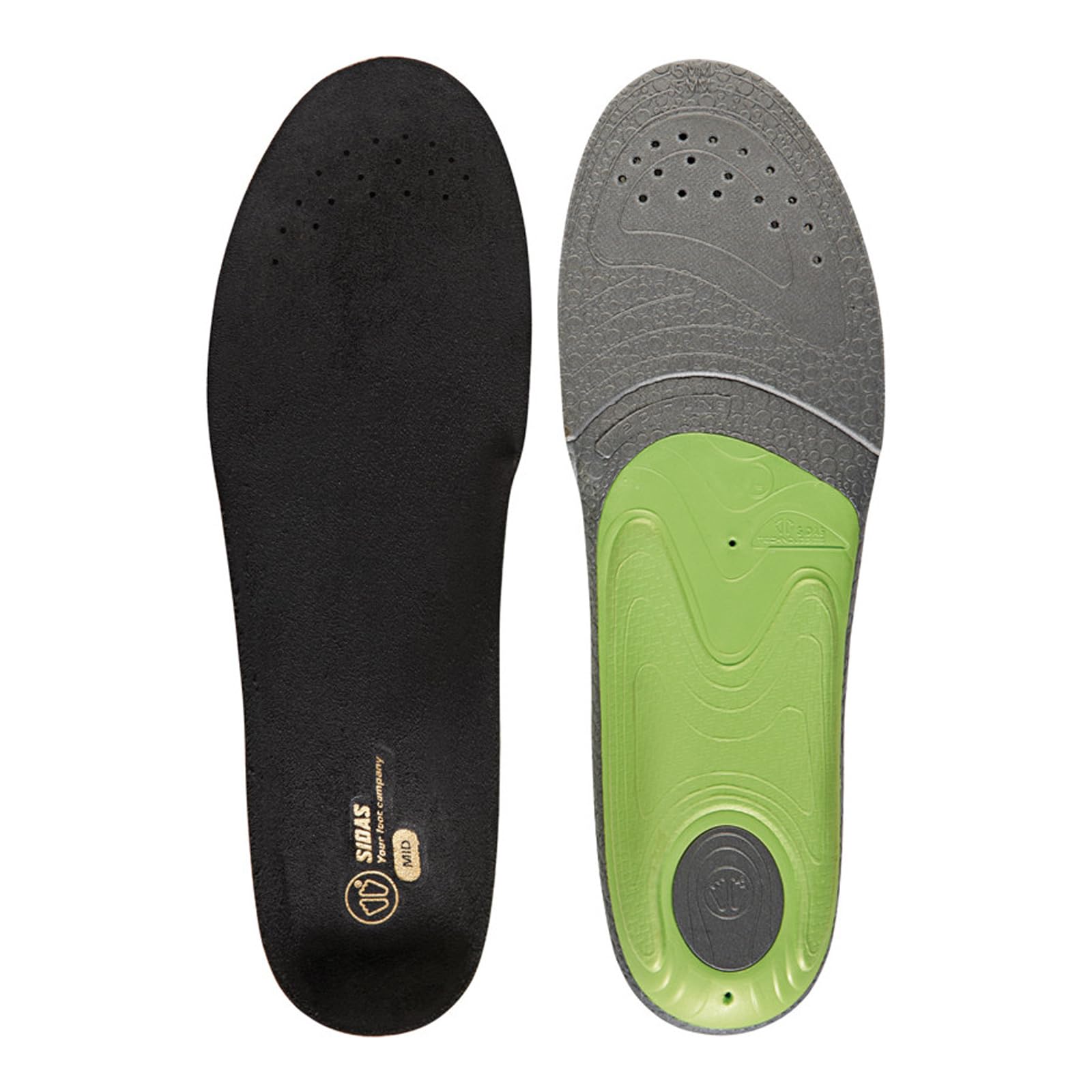 SIDAS Unisex 3Feet Slim Mid-Arched Feet Breathable Cushioned Everyday Insoles | Cutting Line for Making Half-Insoles, X-Large