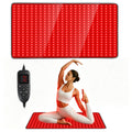 ZWSYAWLYC Red Light Therapy Mat for Body, 34.6 * 19.5 Inch Infrared Light Therapy Pad 660nm & 850nm Red Light Blanket with Strap