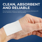 MED PRIDE Non-Adherent Pads 3 X 4 Sterile Wound Dressings, Individually Wrapped, Highly Absorbent, Painless Removal, Pack of 100