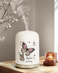 110ML Essential Oil Diffuser, Ceramic Diffusers for Essential Oils Large Room, Fragrance Aroma Diffuser with USB Cable, Warm Nig