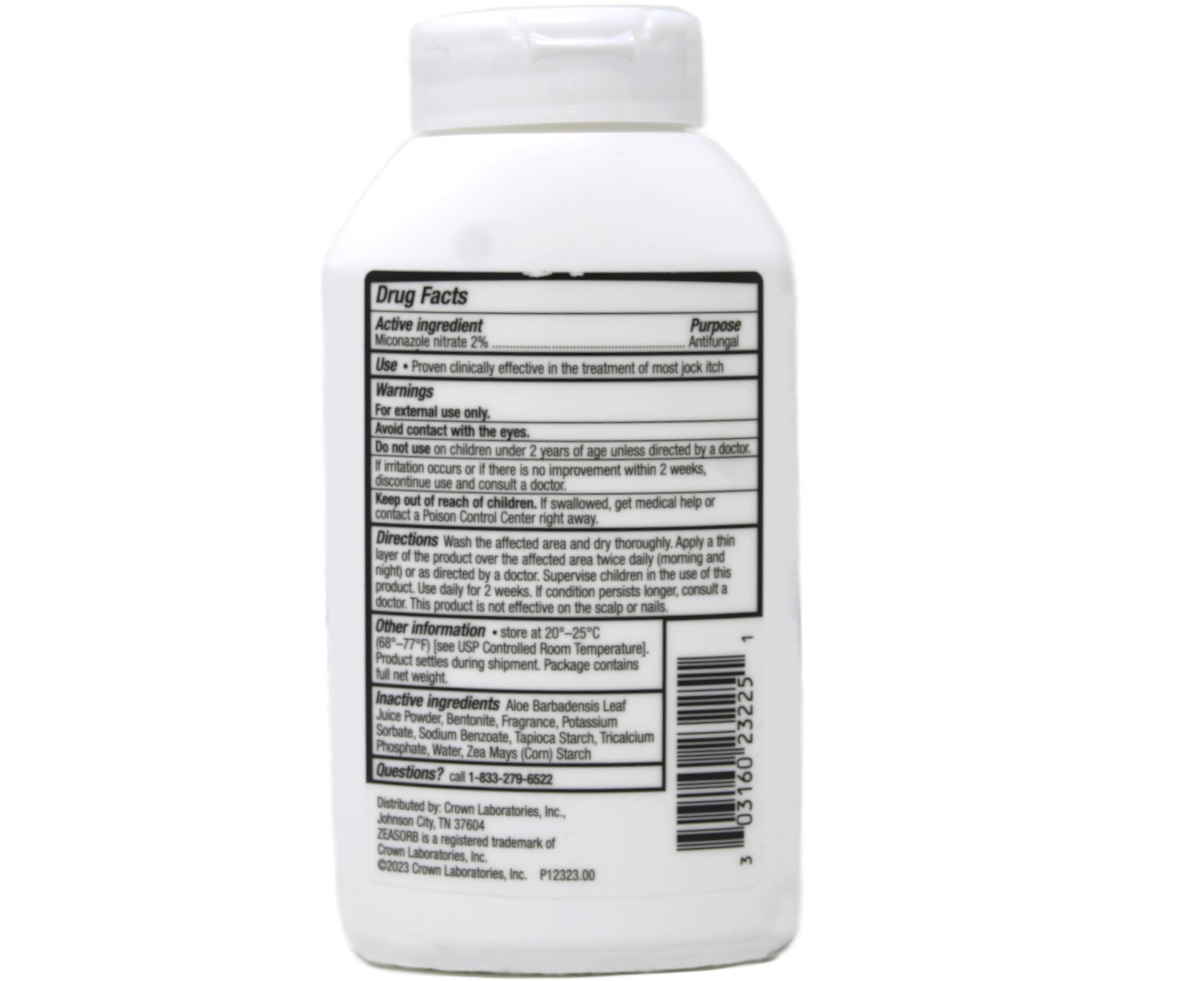 Zeasorb Antifungal Treatment Powder, Jock Itch, 2.5 Ounce (Pack of 2)