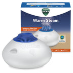 Vicks Warm Steam Vaporizer, Small to Medium Rooms, 1.5 Gallon Tank - Warm Mist Humidifier for Baby and Kids Rooms with Night Lig