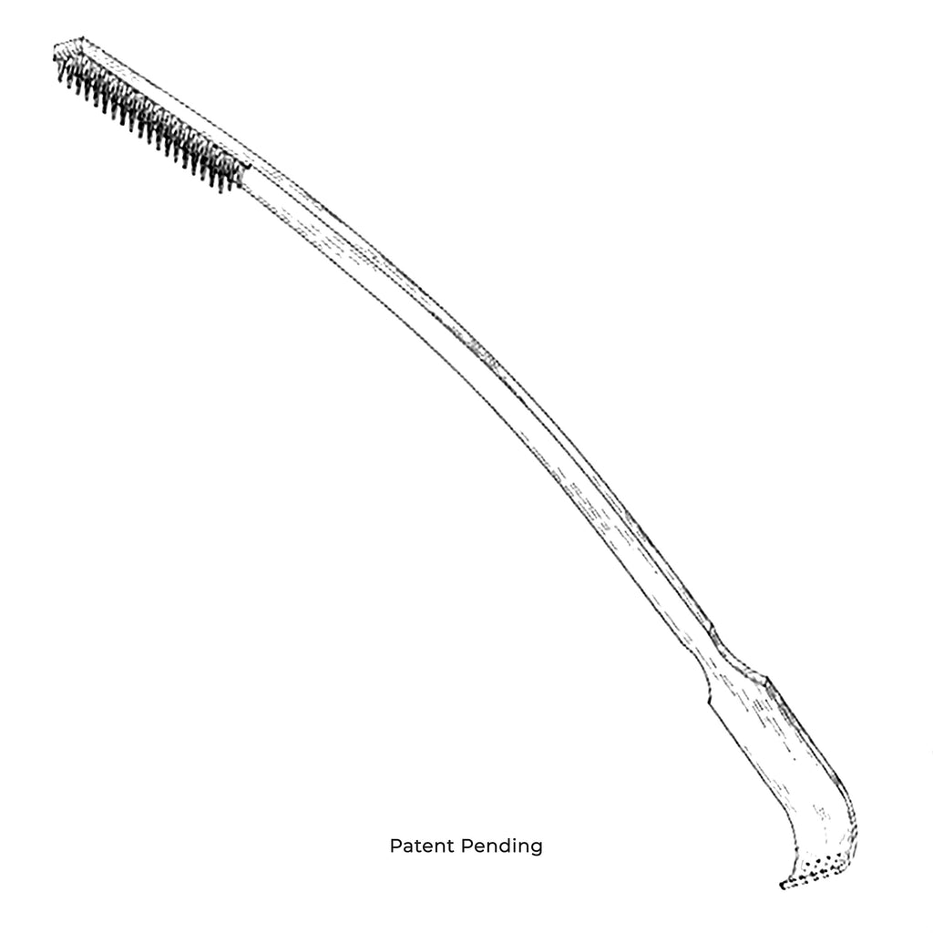 ITCHSTIX Bamboo Back Scratchers, Curved Aggressive Scratching Hand Tool for Adult Men, Designed Patented and Assembled in The US