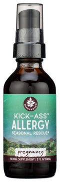 WishGarden Herbs Kick-Ass Allergy for Pregnancy - Plant-Based Herbal Allergy Supplement w/Nettle Leaf, Echinacea & Yerba Santa, 