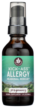 WishGarden Herbs Kick-Ass Allergy for Pregnancy - Plant-Based Herbal Allergy Supplement w/Nettle Leaf, Echinacea & Yerba Santa, 