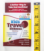 Lil Giggles Kids Medicated Lollipops - Sweet Gentle Relief for Kids & Non-drowsy - for Car Sickness, Travel Nausea & Motion Sic