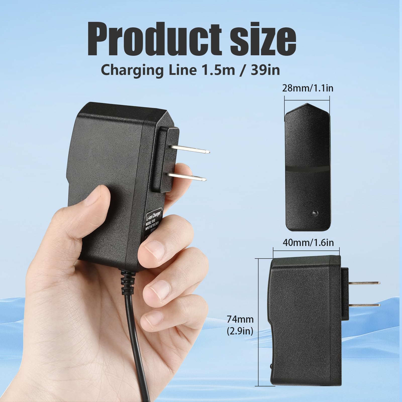 25.2V Massage Gun Charger 24V~25.2V Charger for Massage Gun Compatible with Hypervolt, Taotronics, Opove, Toloco, Legiral, Bobbi