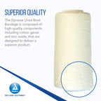 Dynarex 3454 Unna Boot Bandage, Individually Packaged, Provides Customized Compression, With Zinc Oxide, Soft Cast, 4 x 10 Yard,