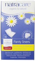 Natracare Panty Liner, Normal, Wrapped 5 Pack (90 Liners Total)
