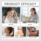 Nasal Inhaler Stick Set of 4 - Natural Essential Oil Nasal Sticks for Breathing, Focus & Relaxation - Portable Aromatherapy Nose