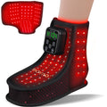 HAIYUE Red Light Therapy Wrap for Feet, Infrared Light Therapy for Ankle, 6000mAh Battery Portable Adjustable Cordless Red Light
