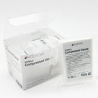 HOSPORA 100% Cotton Z Folded Sterile Compressed Gauze, 4.5 in x 4.1 Yards, First Aid and Emergency Kit Gauze Pads(Pack of 5)