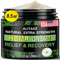 8.5 oz Natural Hemp Cream - Instant Hemp Cream with Hemp, Arnica, MSM, Turmeric, Emu Oil, Menthol, Aloe, Rosemary oil, Boswellia