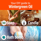 Hana Wintergreen Essential Oil - 100% Pure and Natural Wintergreen Oil for Body, Aromatherapy, Diffuser - with a Refreshing Cris