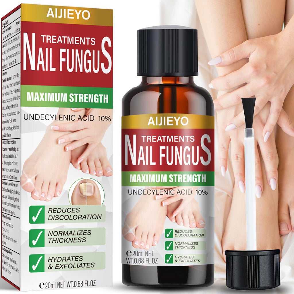 E-Bes Toenail Fungus Treatment Extra Strength, Repair Thick Color Damage Fingernail Toe Nail Fungus Treatments, Tea Tree Oil Eas