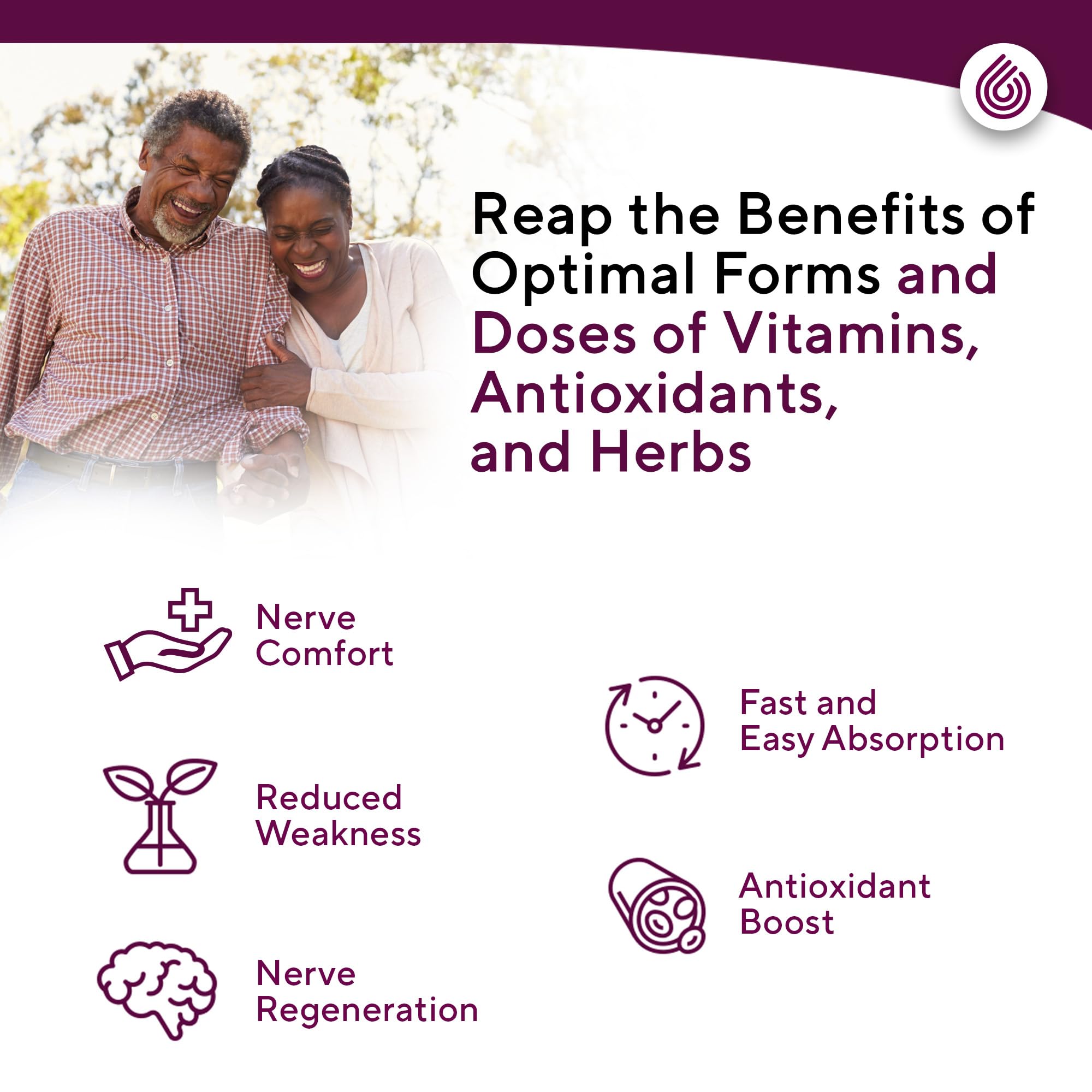 NERVE RENEW Optimizer, 3 Pack (90 Capsules) - 300 mg Stabilized R-Alpha Lipoic Acid per Capsule for Natural Nerve Discomfort Sup