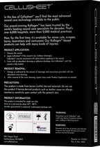 Celluheal Cellusheet Wound Care Collagen Dressing - 5 Pack 2x2 Inch (2x2 Inch Sheet)