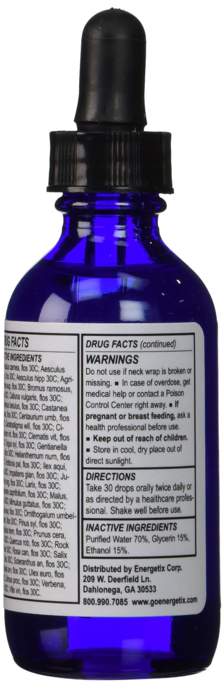 Energetix Fields of Flowers Homeopathic Remedy - Perfect for Emotional Symptoms such as Fear, Anxiety, Depression and Despondenc
