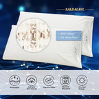 Grounding Sheets King Conductive Grounding Mat for Bed with 15ft Grounding Cord Improve Sleep Reduce Stress Natural Wellenss for