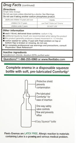 FLEET Adult Enema Twin Pack, 2 pk