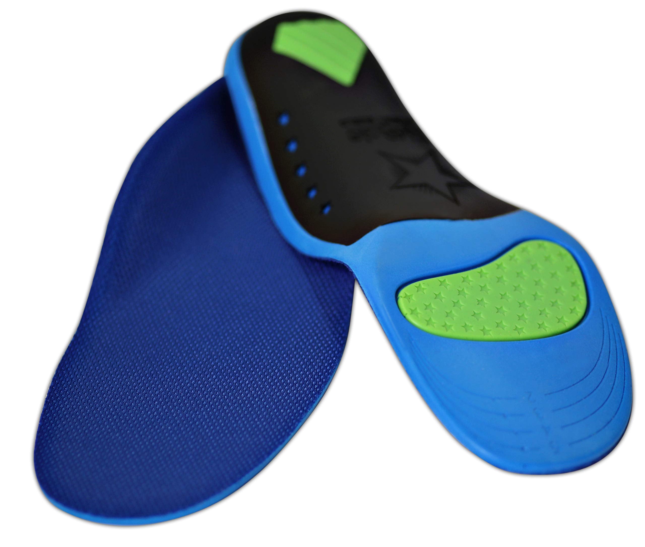 Childrens Memory Foam Starry Shield Arch Support Insole for Comfort, Cushion & Arch Support by KidSole ((20 CM) Toddler Size 11