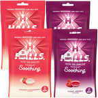 SCHMIDT EMPIRE Throat Soothing (Formerly Breezers) Cool Berry Throat Drops 25 Count Per Bag and Throat Soothing Creamy Strawberr