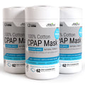 AWOW Professional CPAP Cleaning Wipes - Unscented 100% Cotton, Make CPAP Mask Cleaning Easy for Daily CPAP/BiPAP Mask Maintenanc
