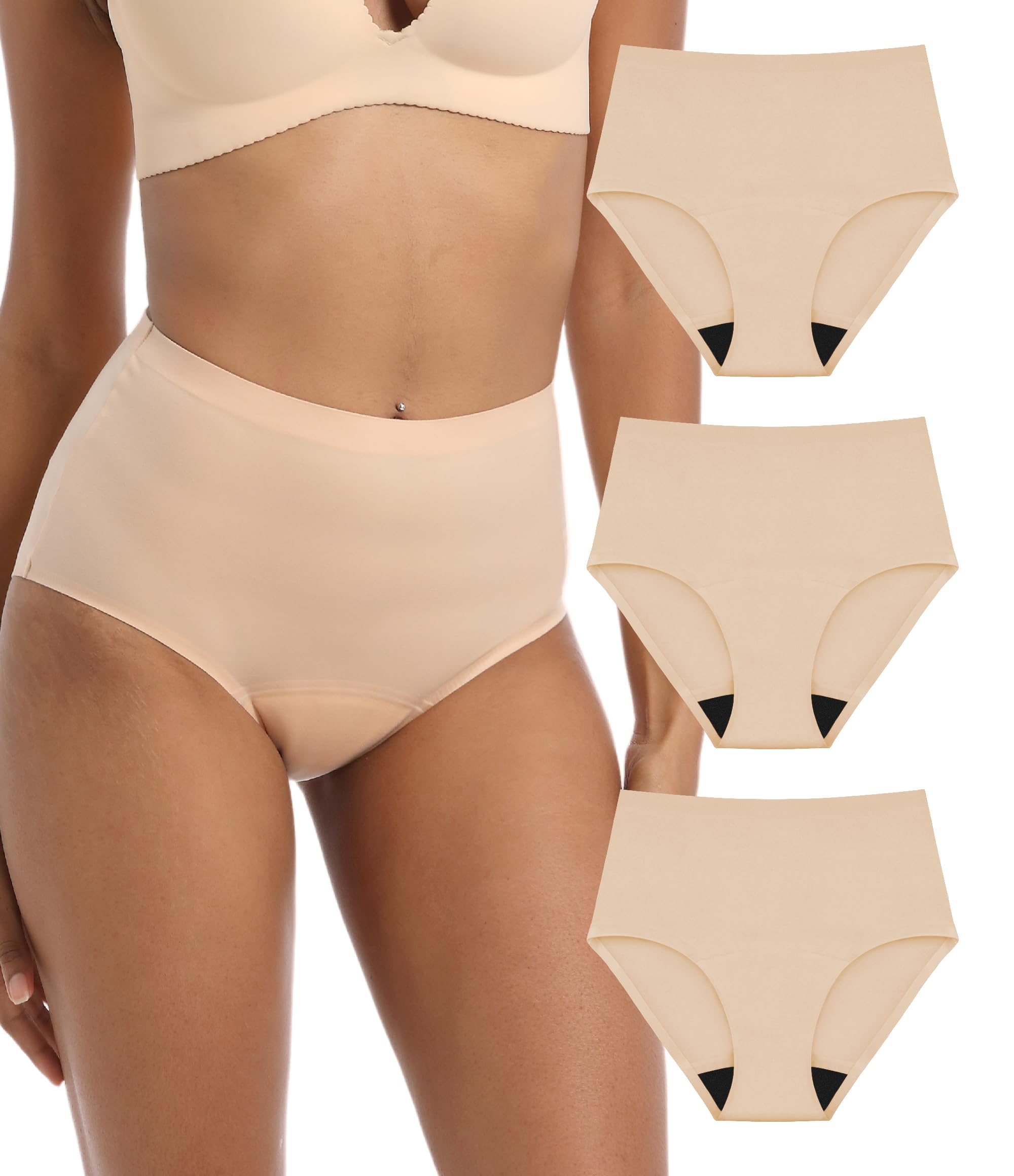 IRISMORII Adult Incontinence Protective Underwear for Women Reusable Bladder Leakage Protection Brief Postpartum 56 ml Absorbenc